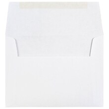 JAM Paper Gummed A2 Invitation Envelopes, 5 3/4 x 4 3/8, White, 100/Pack (MOOP6250LDIC)