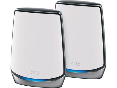 NETGEAR Orbi Ultra-Performance AX Tri Band Mesh WiFi 6 System, White (RBK852-100NAS)