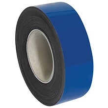 Partners Brand Warehouse Labels, Magnetic Rolls, 2 x 100, Blue, 1/Case (LH149)