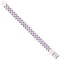 Tyvek® Wristbands, 3/4" x 10", Purple Checkerboard, 500/Case (WR103PL)