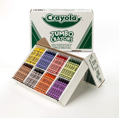 Crayola Classpack Jumbo Crayons, 200/Box (52-8389)