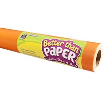 Teacher Created Resources Better Than Paper 144 x 48 Bulletin Board Roll, Orange, 4/Carton(TCR3234