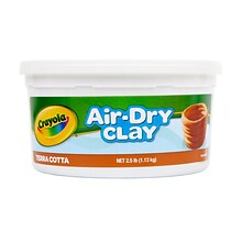 Crayola Air-Dry Clay, Terra Cotta, 2.5 lb. (575064)