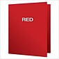 Oxford Twin Portfolio Folders, Red, 25/Box (OXF 57511)