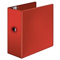 Cardinal SuperStrength Heavy Duty 5 3-Ring Non-View Binder, Red (CRD 11952)
