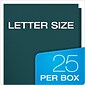 Oxford Earthwise 2-Pocket Portfolio Folders, Blue, 25/Box (OXF 78502)