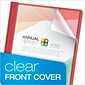 Oxford Clear Front Report Cover, Letter Size, Assorted Colors, 25/Box (OXF 55813)