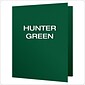 Oxford 2-Pocket Presentation Folders, Hunter Green, 25/Box (OXF 57556)
