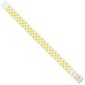 Tyvek® Wristbands, 3/4" x 10", Yellow Checkerboard, 500/Case (WR103YE)