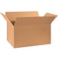 Corrugated Boxes, 30" x 18" x 16", Kraft, 15/Bundle (301816)