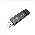Centon DataStick Pro 4GB USB 2.0 Type A Flash Drive, Gray, 10/Pack (DSP4GB10PK)
