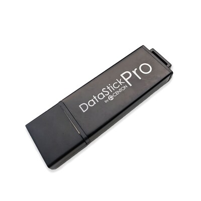 Centon DataStick Pro 32GB USB 2.0 Type A Flash Drive, Gray, 10/Pack (DSP32GB10PK)