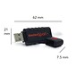 Centon DataStick 128GB USB 2.0 Rugged Drive, Black (S1-U2W1-128G)