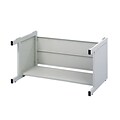 Safco® Facil Steel Flat File High Base, Medium, Light Gray