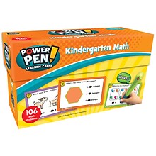 Power Pen® Learning Cards: Math for Grade K, Pack of 53 (TCR6010)