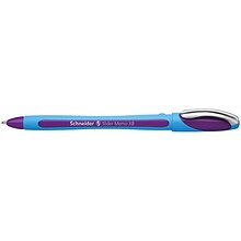 Schneider Slider Memo XB Ballpoint Pen, Extra Bold Point, Violet Ink, 10/Box (PSY150208)