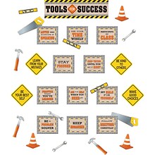 Teacher Created Resources® Under Construction Tools for Success Mini Bulletin Board Set, 31/Set (TCR