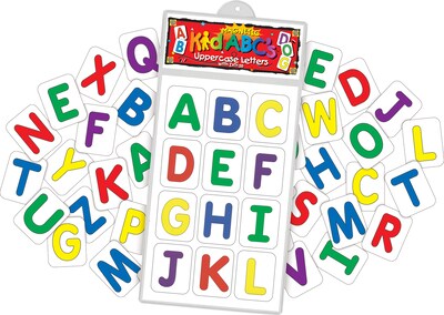 Barker Creek Learning Magnets®, Uppercase Letters with extras, Ages 3-8 (LM1120)