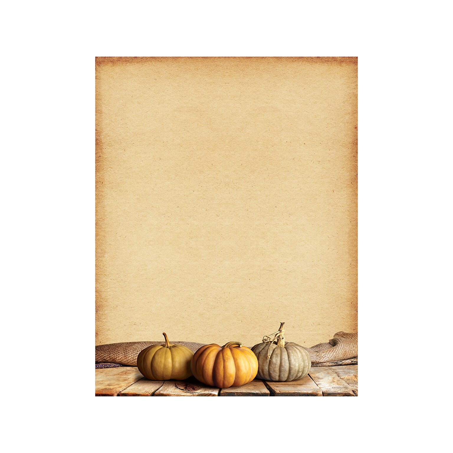 Great Papers! Fall Pumpkins Seasonal Stationery Kit, Beige, 25/Set (2019095KIT)