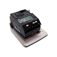 uPunch Digital Time Clock & Date Stamp Punch Card System, Black (CR1000)