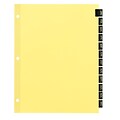 Avery Office Essentials Paper Monthly Dividers, 12-Tab, Black (11484)