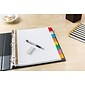 Avery Big Tab Write & Erase Paper Dividers, 8 Tabs, Multicolor, Gold Reinforced (23079)