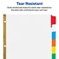 Avery Big Tab Write & Erase Paper Dividers, 5 Tabs, Multicolor, Gold Reinforced (23076)