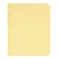 Avery Plain Tab Write-On Paper Dividers, 5 Tabs, Buff, 36 Sets/Pack (11501)