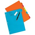 Avery Big Tab Write & Erase Plastic Dividers, 8 Tabs, Bright Multicolor (16130)