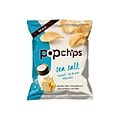 popchips Sea Salt Potato Chips, 0.8 oz., 24/Carton (SMC71100)