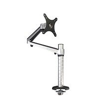 Versa Tables Omniview Single Adjustable Monitor Arm, Up to 27, Silver (VT6220001-01-00)