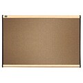 Quartet Prestige Colored Cork Bulletin Board, Maple Finish Frame, 2H x 3W (B243MA)