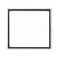Quartet Magnetic Enclosed Whiteboard, Aluminum Frame, 27H x 30H (EEHM2730)