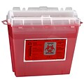 Bemis Sharps Container, 5 Quart, Red, Pack of 5 (175030-5)