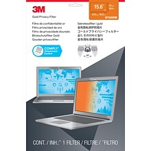 3M™ Gold Privacy Filter for 15.6 Widescreen Laptop (16:9) with COMPLY Attachment System (GF156W9B)