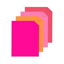 Astrobrights Colored Paper, 24 lbs., 8.5 x 11, Assorted Sunset Colors, 200 Sheets/Pack (91645)