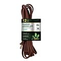 GoGreen Power 12 Extension Cord, 3-Outlet, 16 AWG, Brown (GG-24812-3)