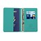 GoGreen Power Travergo Canvas Leather Passport Holder, Blue (TR1220BL)