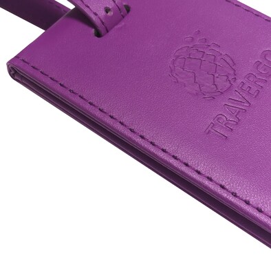 Travergo Magnetic Luggage Tag, Purple (TR1260PR)