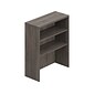 Offices to Go 2-Shelf 36"H Table Top Bookcase Artisan Gray (TDSL36HOAGL)