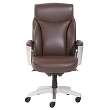 La-Z-Boy Arcadian Bonded Leather Executive Chair, Brown (60008)