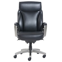 La-Z-Boy Arcadian Bonded Leather Executive Chair, Black (60009)