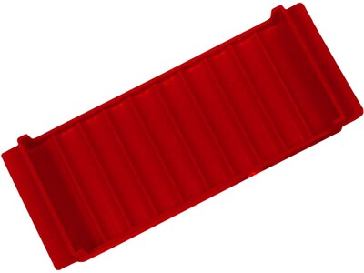 CONTROLTEK Coin Tray, 10 Compartments, Red (560560)