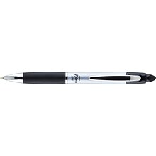 Zebra Z-Grip Max Retractable Ballpoint Pen, Medium Point, 1.0mm, Black Ink, Dozen (22410)