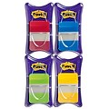 Post-it Tabs, 1 Wide, Assorted Solid Colors, 100 Tabs/Pack (686-RALY)