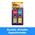 Post-it Tabs, 1 Wide, Assorted Solid Colors, 100 Tabs/Pack (686-RALY)