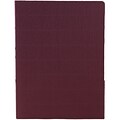 JAM Paper® Corrugated Two-Pocket Fluted Folders, Burgundy, 6/Pack (87497D)