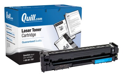 Quill Brand® Remanufactured Cyan Standard Yield Toner Cartridge Replacement for HP 202A (CF501A) (Li
