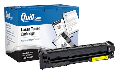 Quill Brand® Remanufactured Yellow High Yield Toner Cartridge Replacement for HP 202X (CF502X) (Life