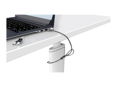 Kensington MicroSaver 2.0 Keyed Laptop Lock Security Cable, Silver (K65020WW)